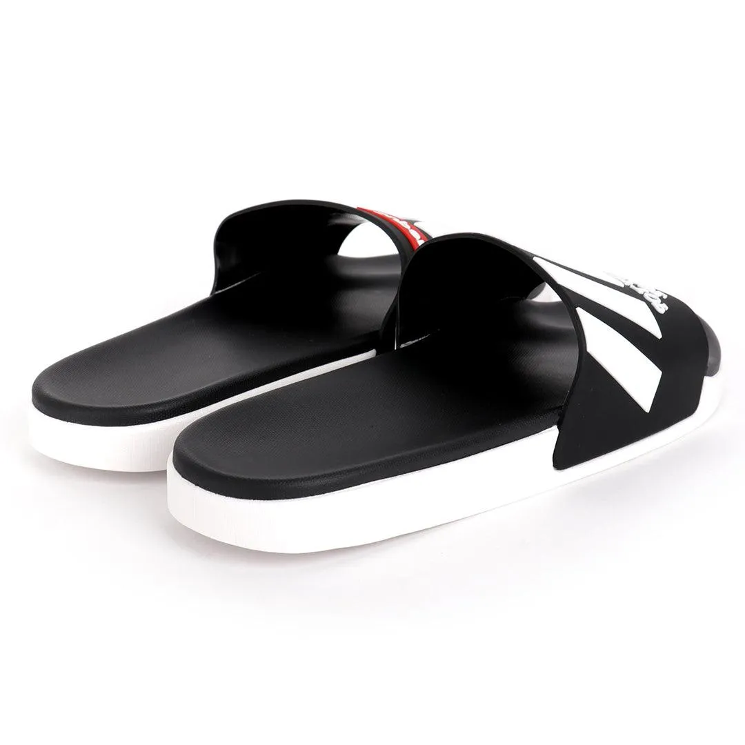 AD Sup Standing Courage Breathable Men's Slide-Black White