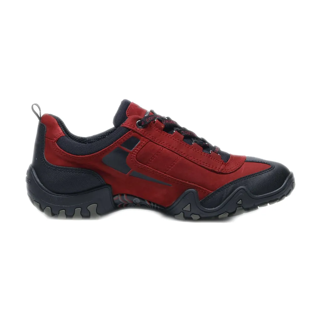 Allrounder Sport Shoes Suede Red Colour For Women