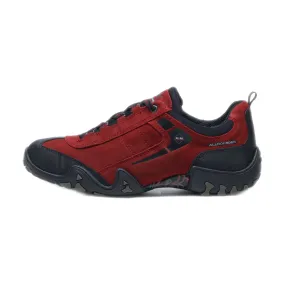 Allrounder Sport Shoes Suede Red Colour For Women