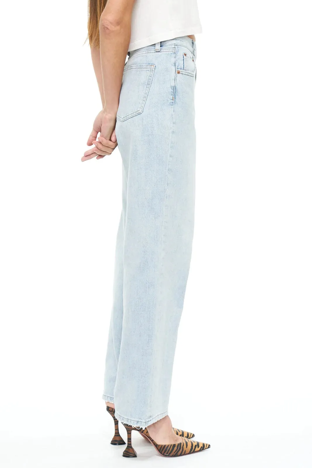 Bobbie Manhattan High Rise Wide Leg Denim