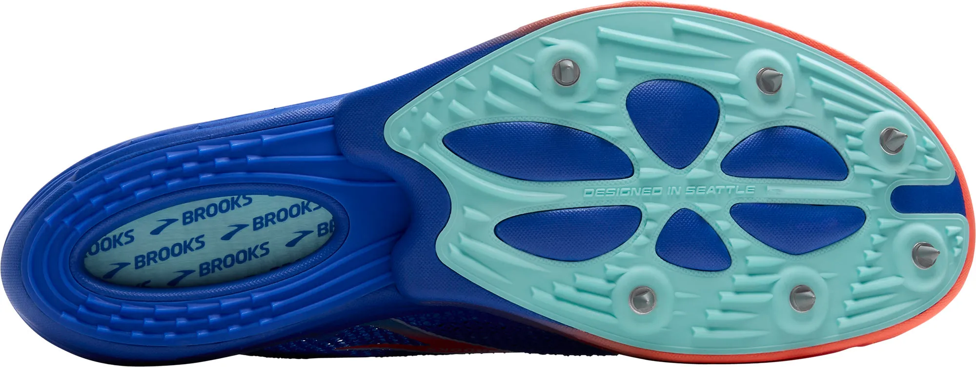 Brooks Hyperion Elite MD Running Spikes - Blue