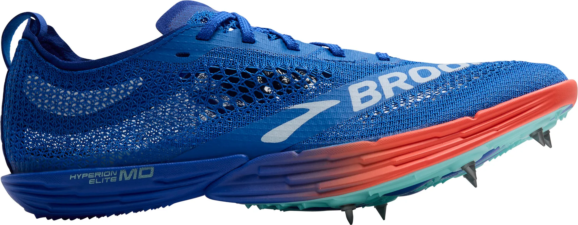 Brooks Hyperion Elite MD Running Spikes - Blue