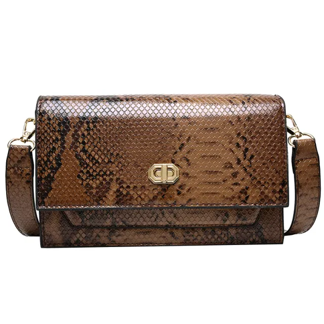 Chantal Women's Snake Pattern Shoulder Handbag