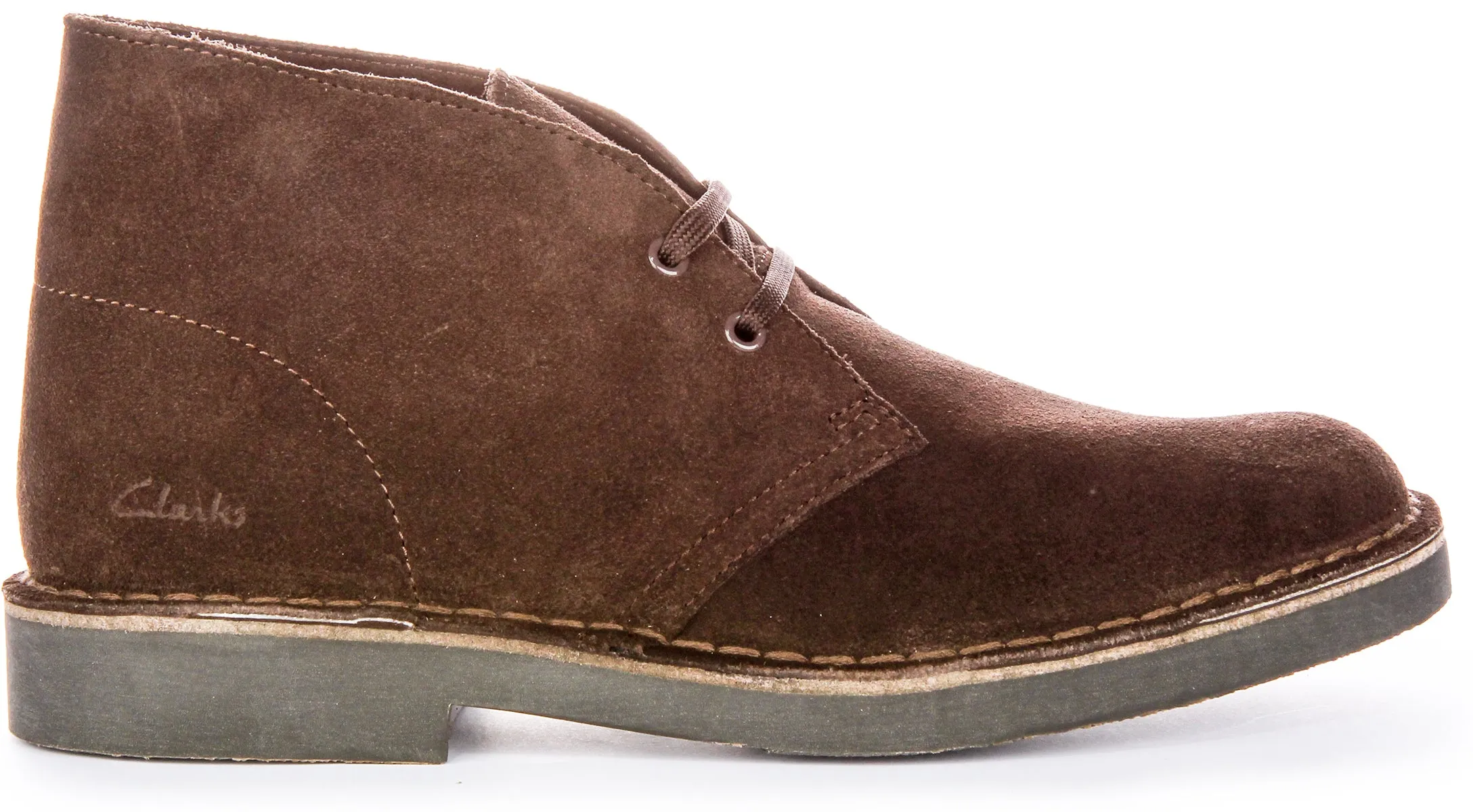 Clarks Desert Boot Evo In Dark Brown For Men