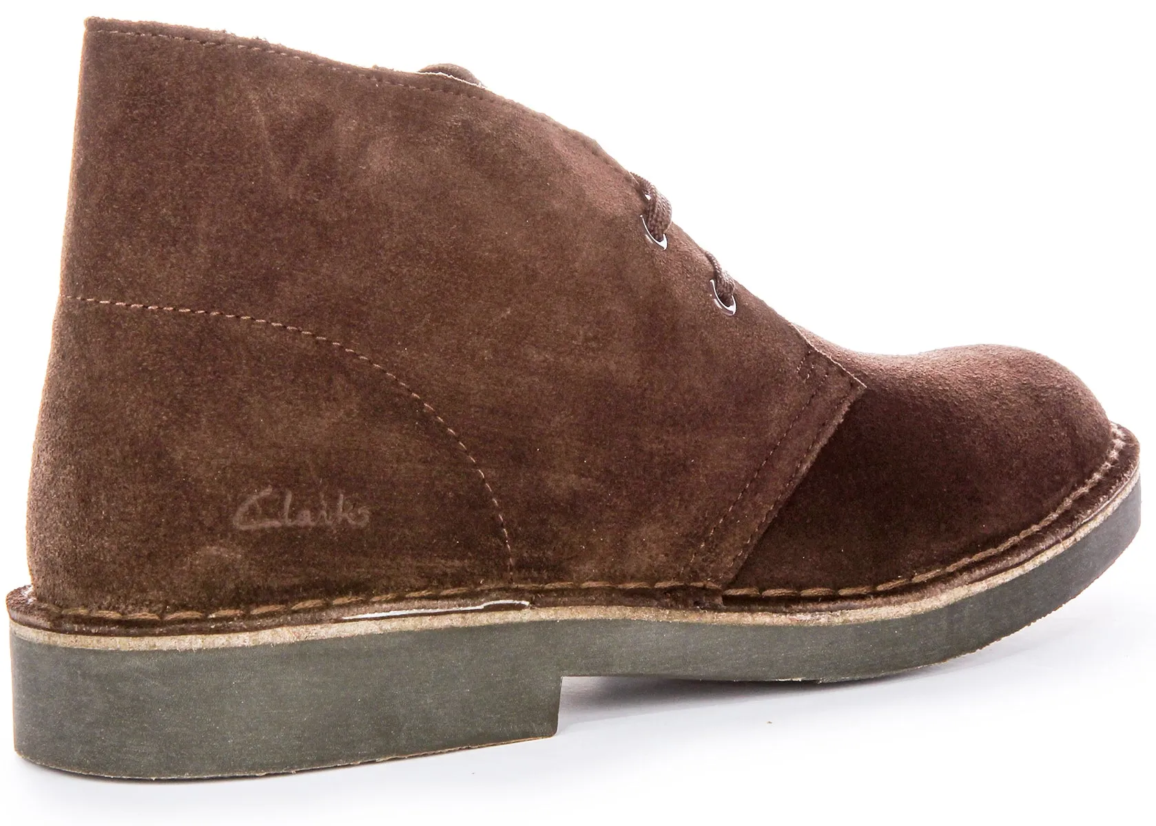 Clarks Desert Boot Evo In Dark Brown For Men