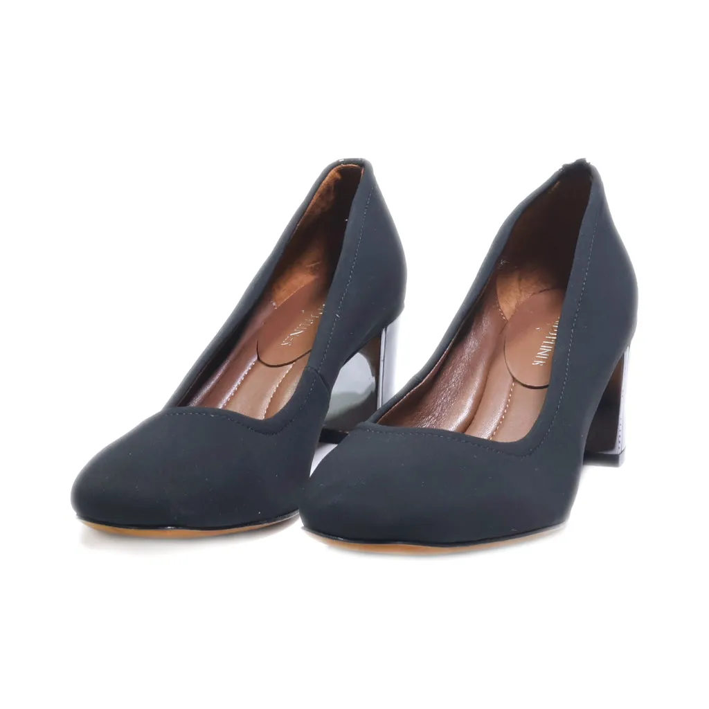 Donald J Pliner Mid-Heel Shoes Fabric Black Colour For Women