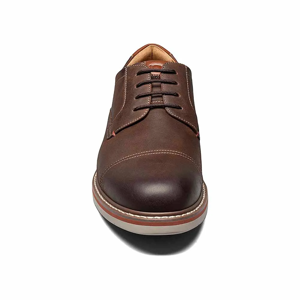 Florsheim Norwalk Oxford Brown CH Cap Toe Shoes