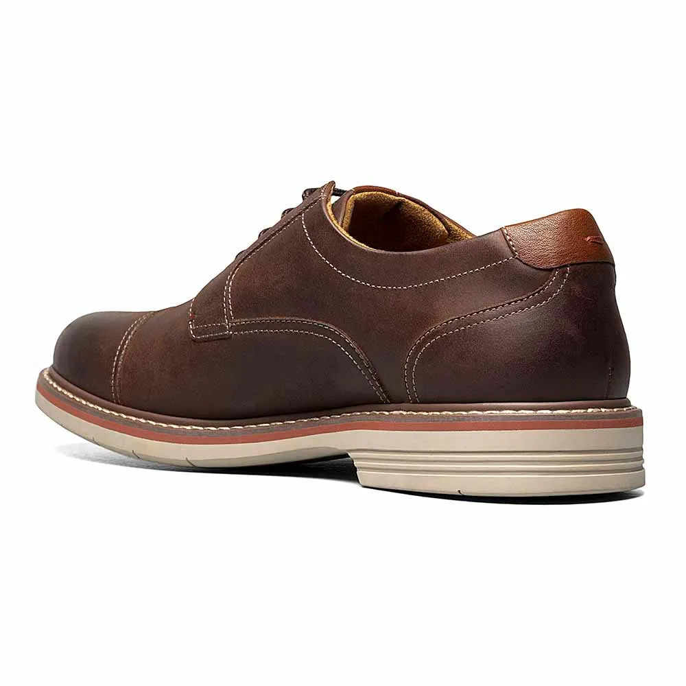 Florsheim Norwalk Oxford Brown CH Cap Toe Shoes