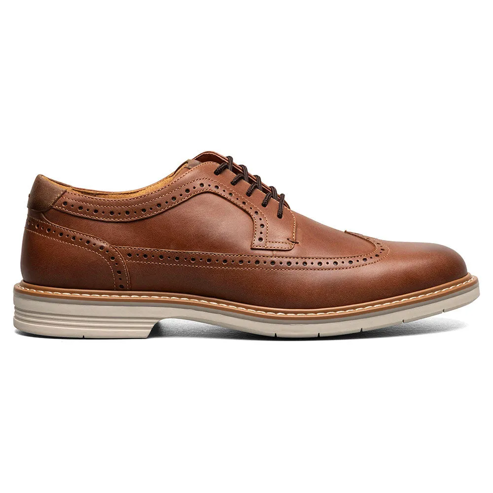 Florsheim Norwalk Wingtip Oxford Men’s Cognac Multi Casual Shoes