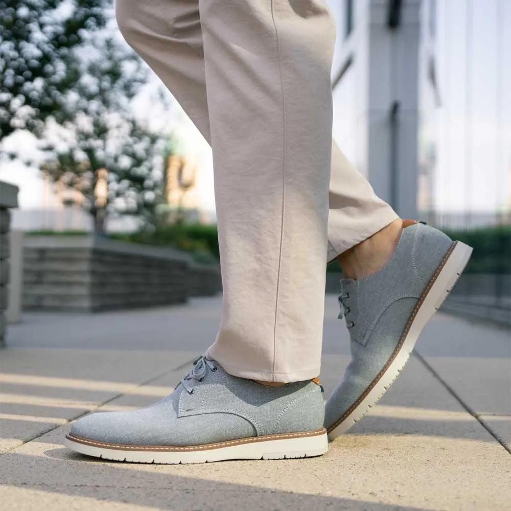 Florsheim VIBE Canvas Plain Toe Gray Oxford Shoes