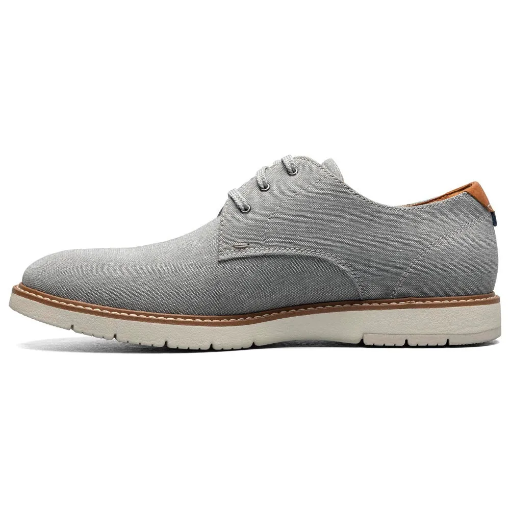 Florsheim VIBE Canvas Plain Toe Gray Oxford Shoes