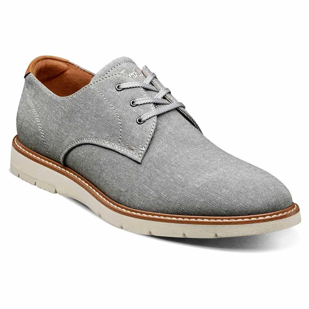 Florsheim VIBE Canvas Plain Toe Gray Oxford Shoes