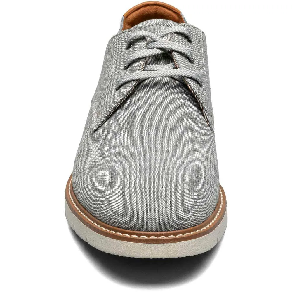 Florsheim VIBE Canvas Plain Toe Gray Oxford Shoes