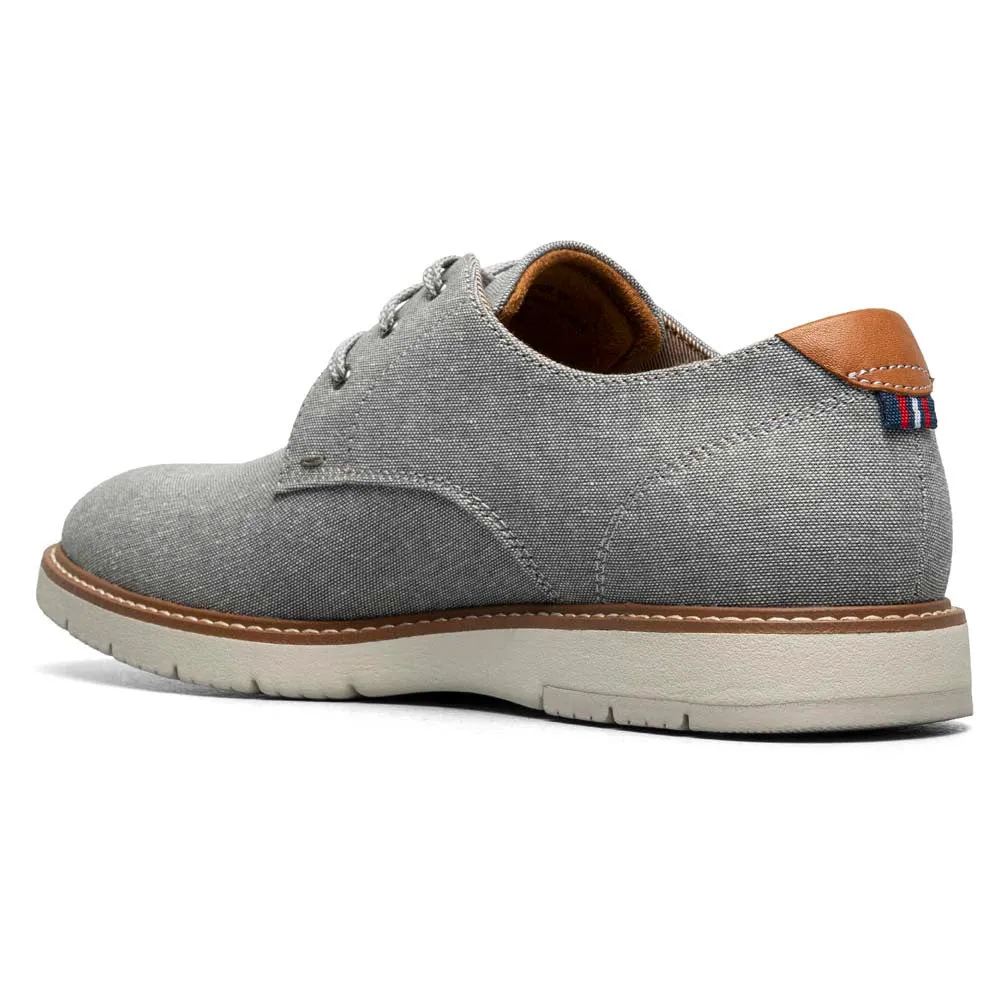 Florsheim VIBE Canvas Plain Toe Gray Oxford Shoes