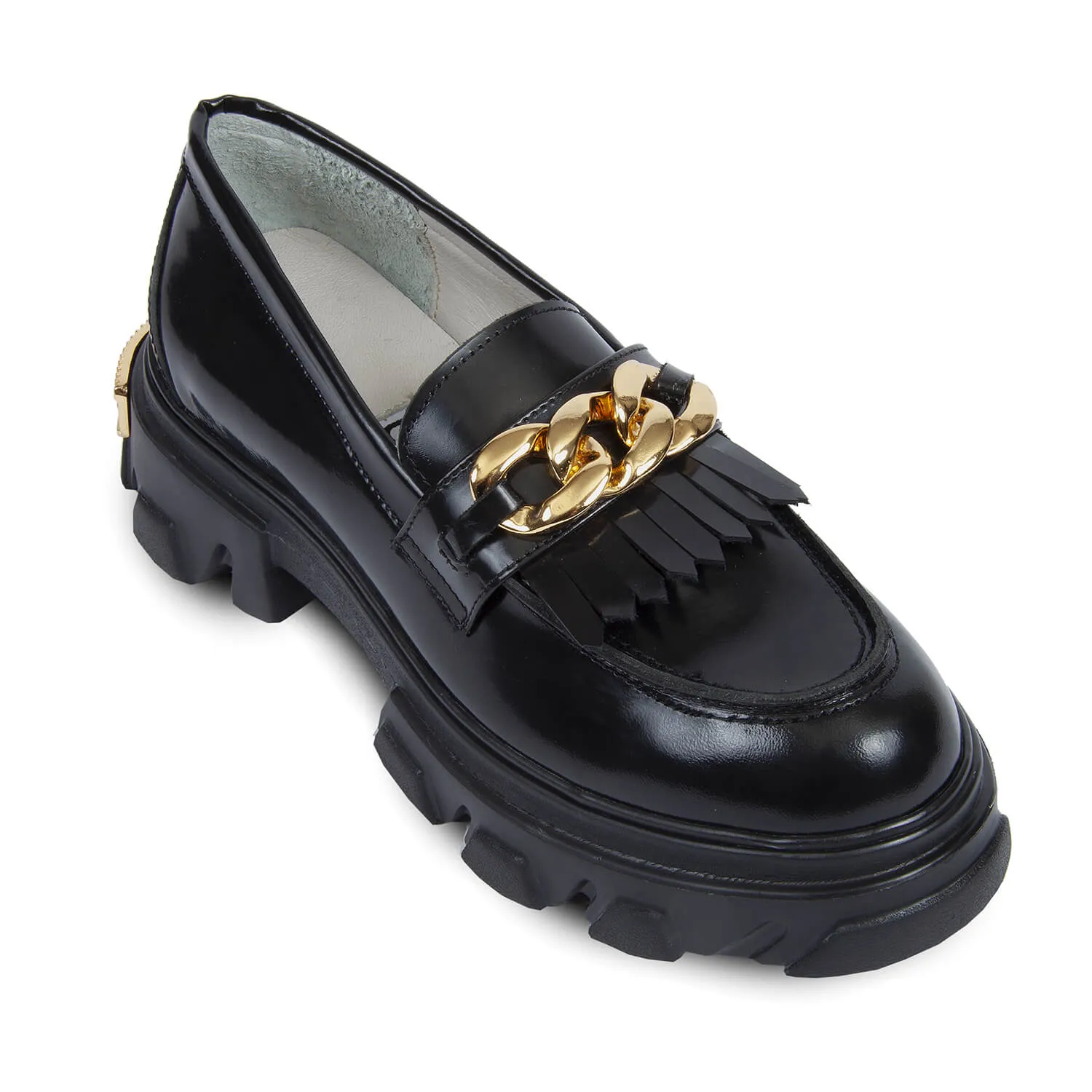 GOLD CHAIN LOAFER