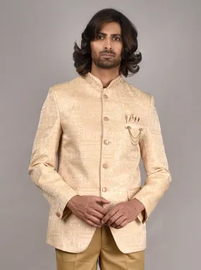 Golden Jodhpuri Suit | JadeBlue