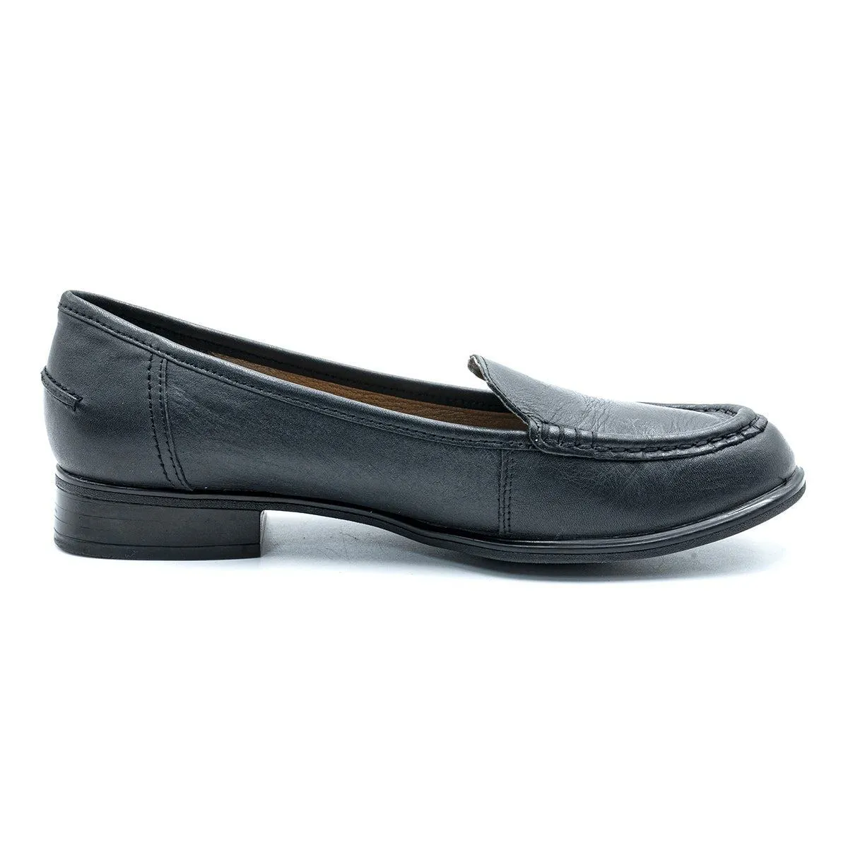 Hush Puppies Casual Loafers Leather Black Colour For Women