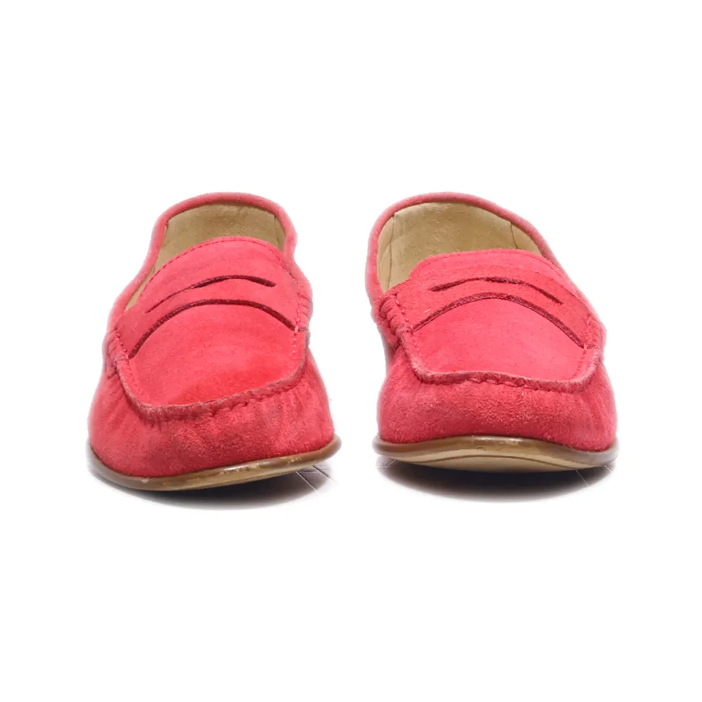 J. Crew Loafers Suede Pink Colour For Women