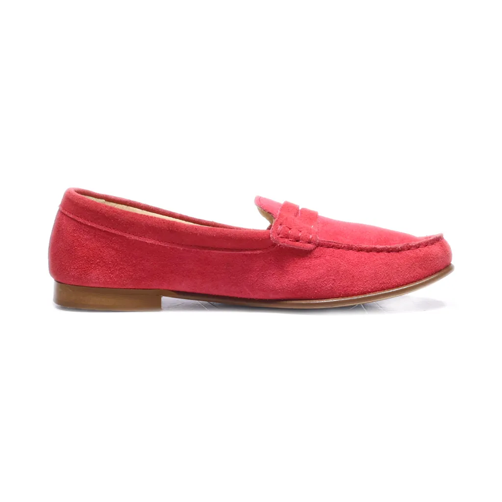 J. Crew Loafers Suede Pink Colour For Women