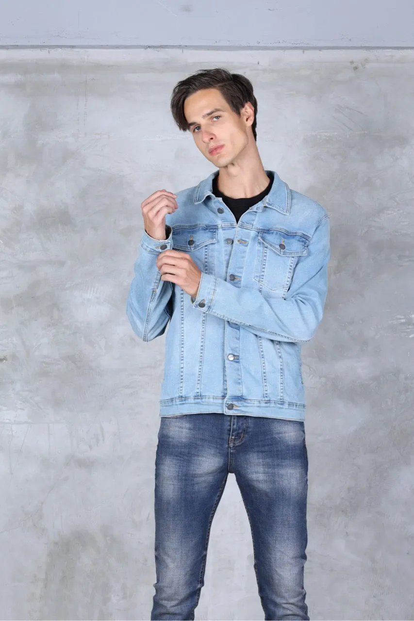 Jack Russel - Men Jackets - Handwerk JK-702 Slim Fit Light Blue