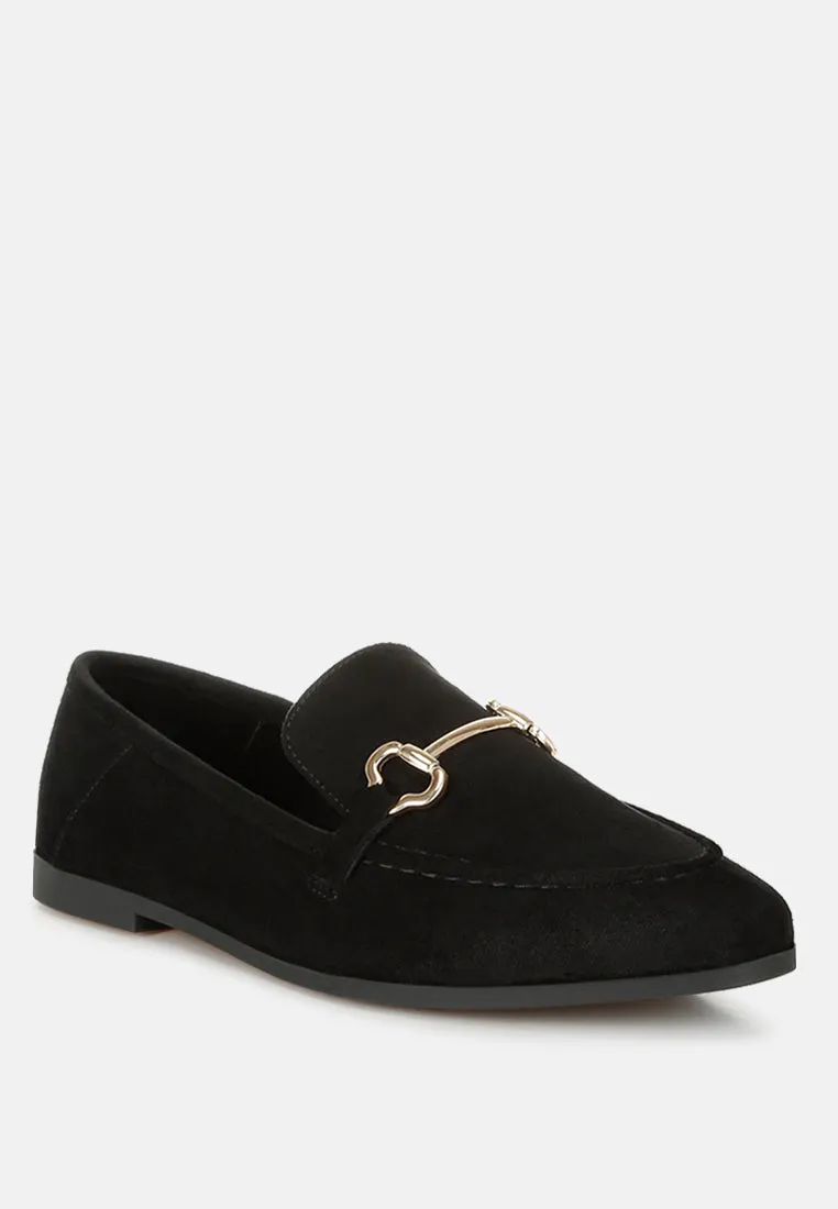 Kingsley Horsebit Embellished Loafers