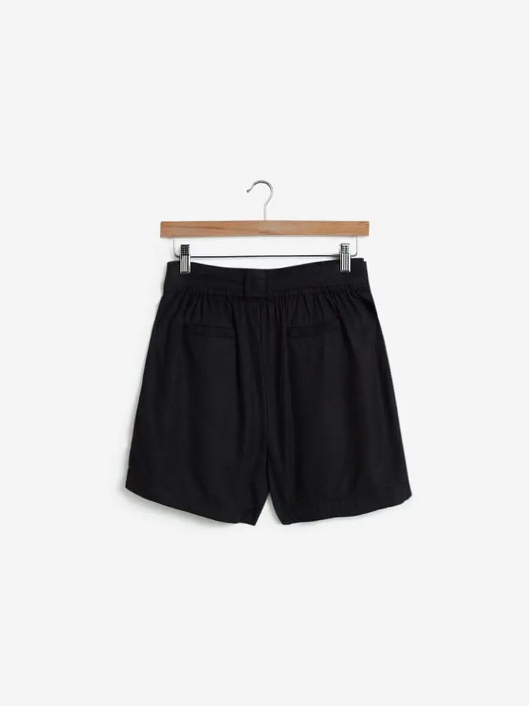 LOV Black Jill Shorts with Belt