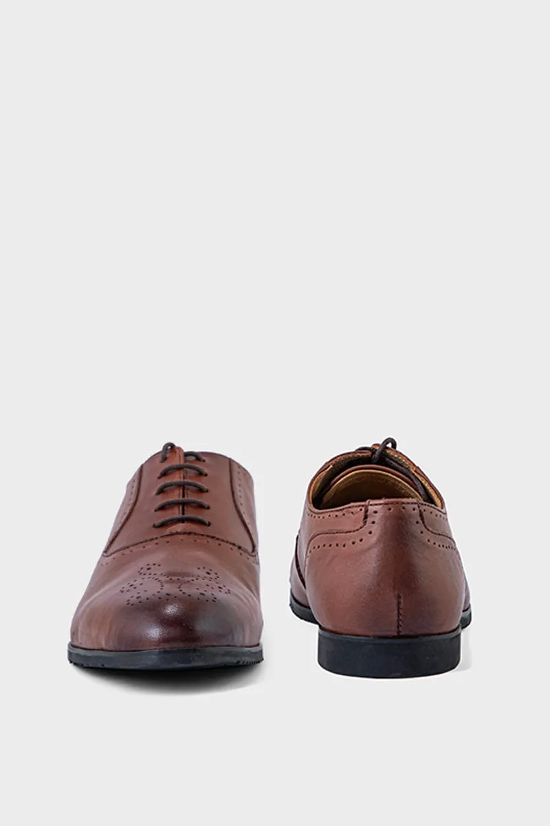 Men Formal Oxford MF8001-Brown