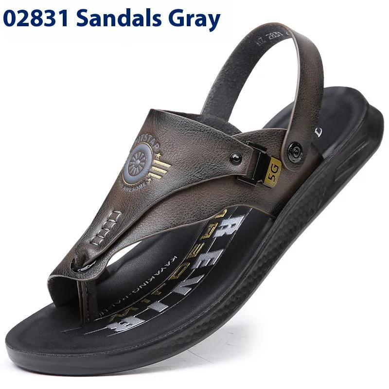 Men’s Dual-Use Non-Slip Sandals | Wear-Resistant Driving & Casual Footwear”