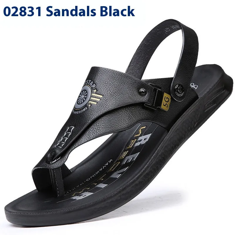 Men’s Dual-Use Non-Slip Sandals | Wear-Resistant Driving & Casual Footwear”