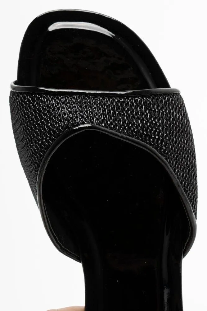 Mesh Sandal Black