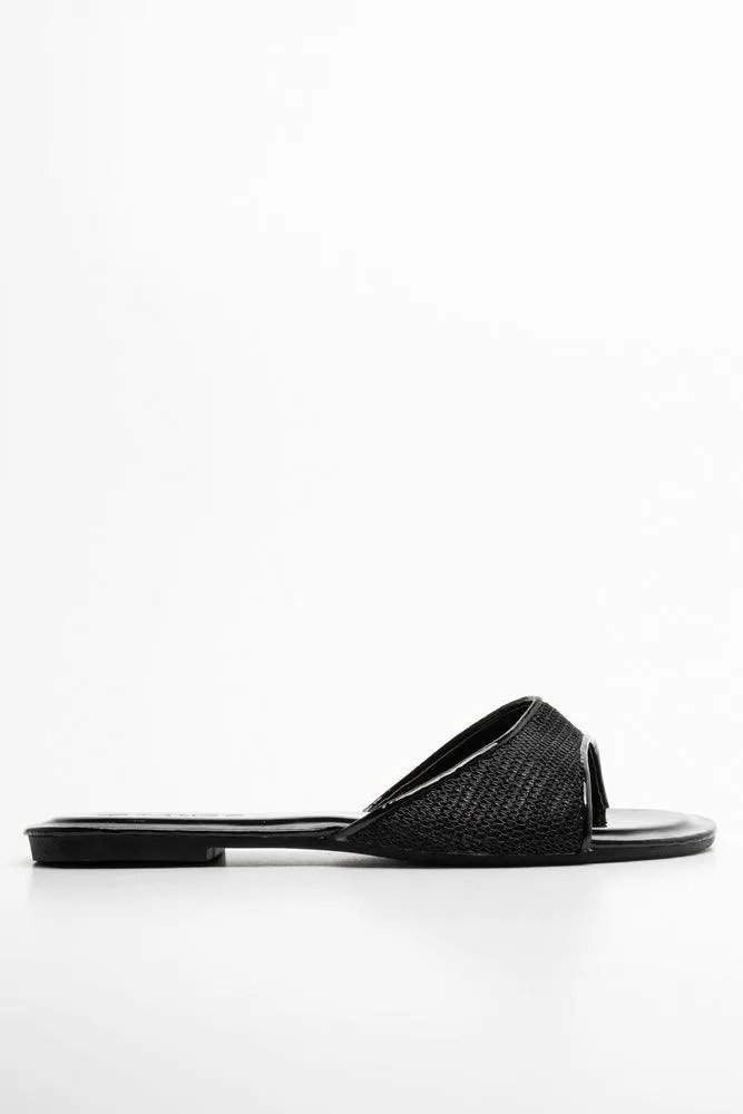 Mesh Sandal Black