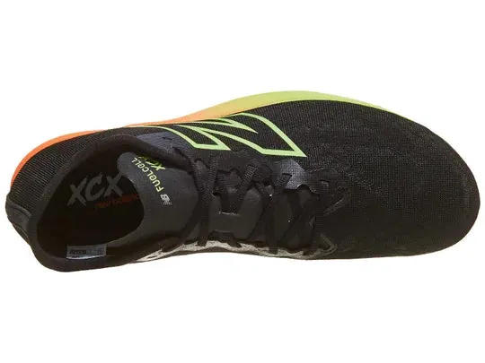 New Balance | FuelCell SuperComp XC-X | Unisex | Black/Bleached Lime Glo