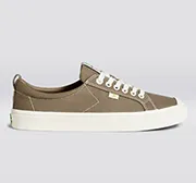 OCA Low Burnt Sand Canvas Contrast Thread Sneaker Men