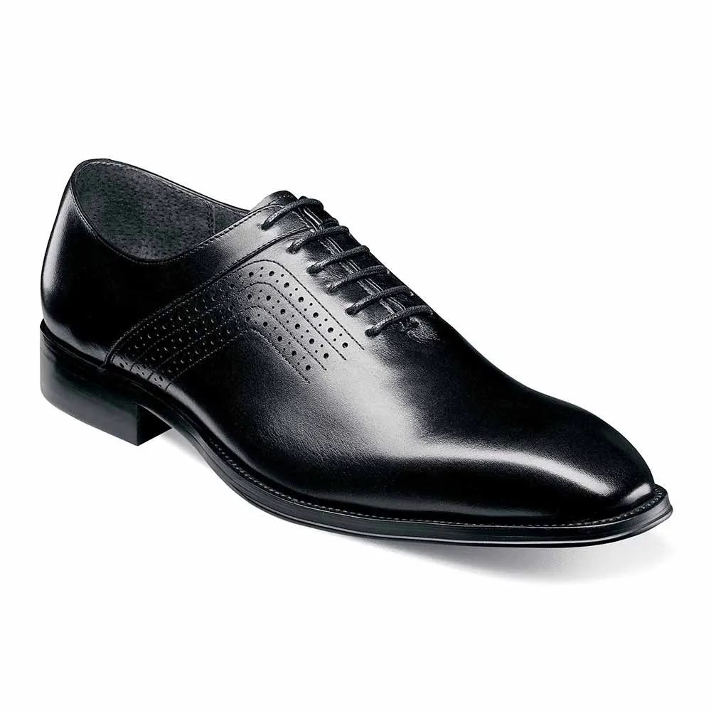 Stacy Adams Black HALLOWAY Plain Toe Oxford