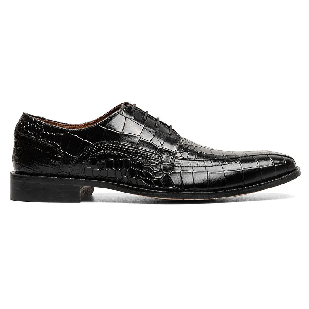 Stacy Adams Gabardo Black Men’s Bike Toe Oxford Shoes