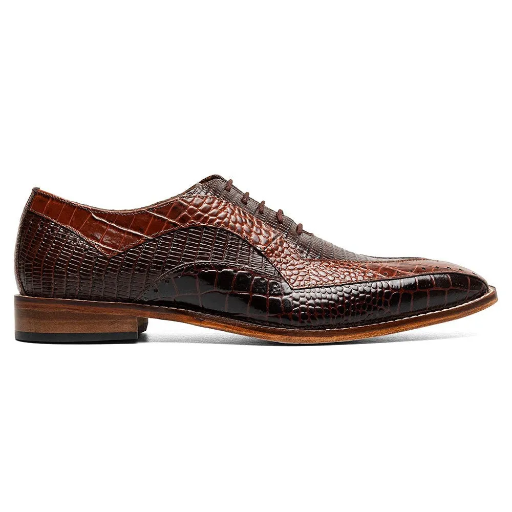 Stacy Adams Tallero Brown Multi Men’s V-Tip Oxford Shoes