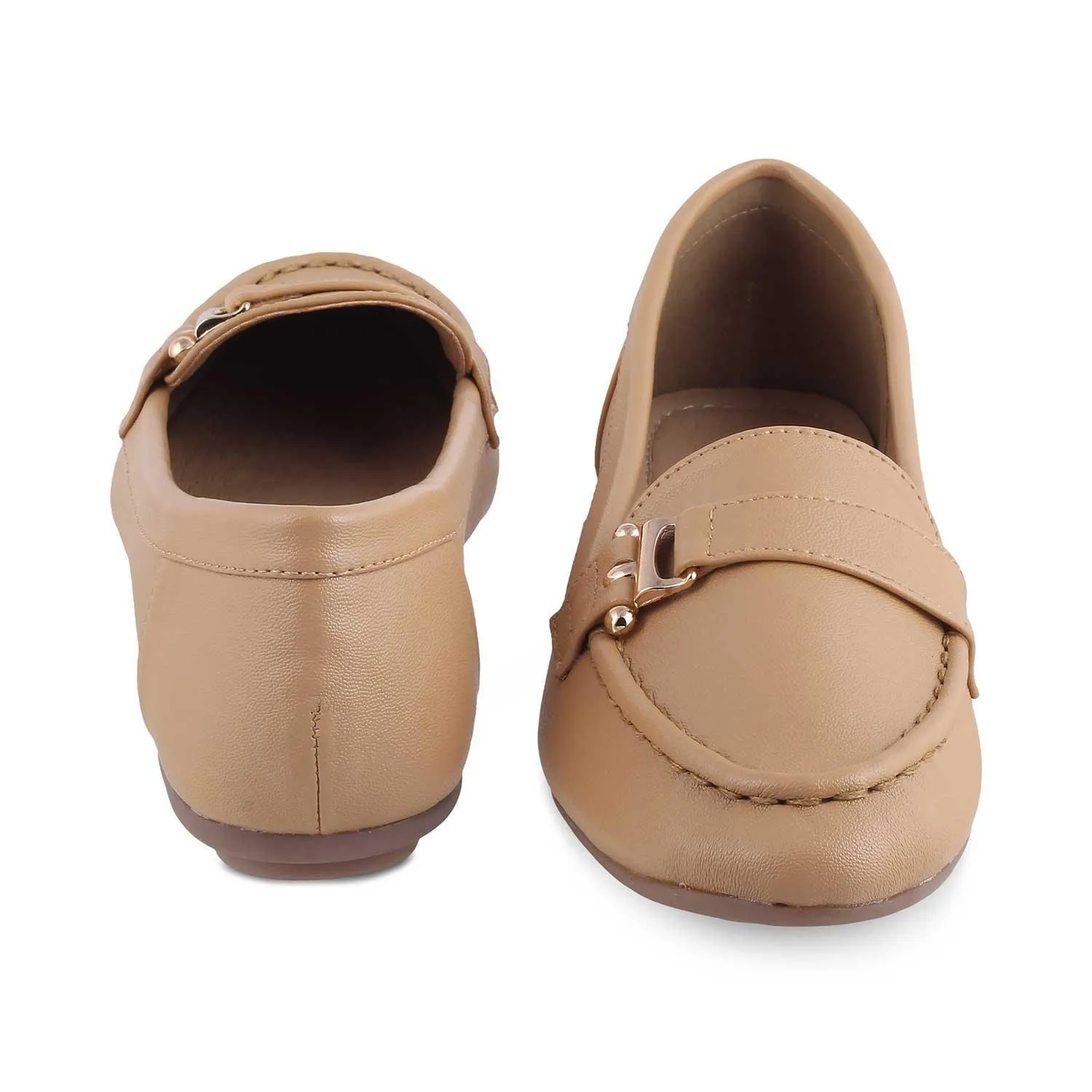 Tresmode Sativa Beige Women's Dress Loafers