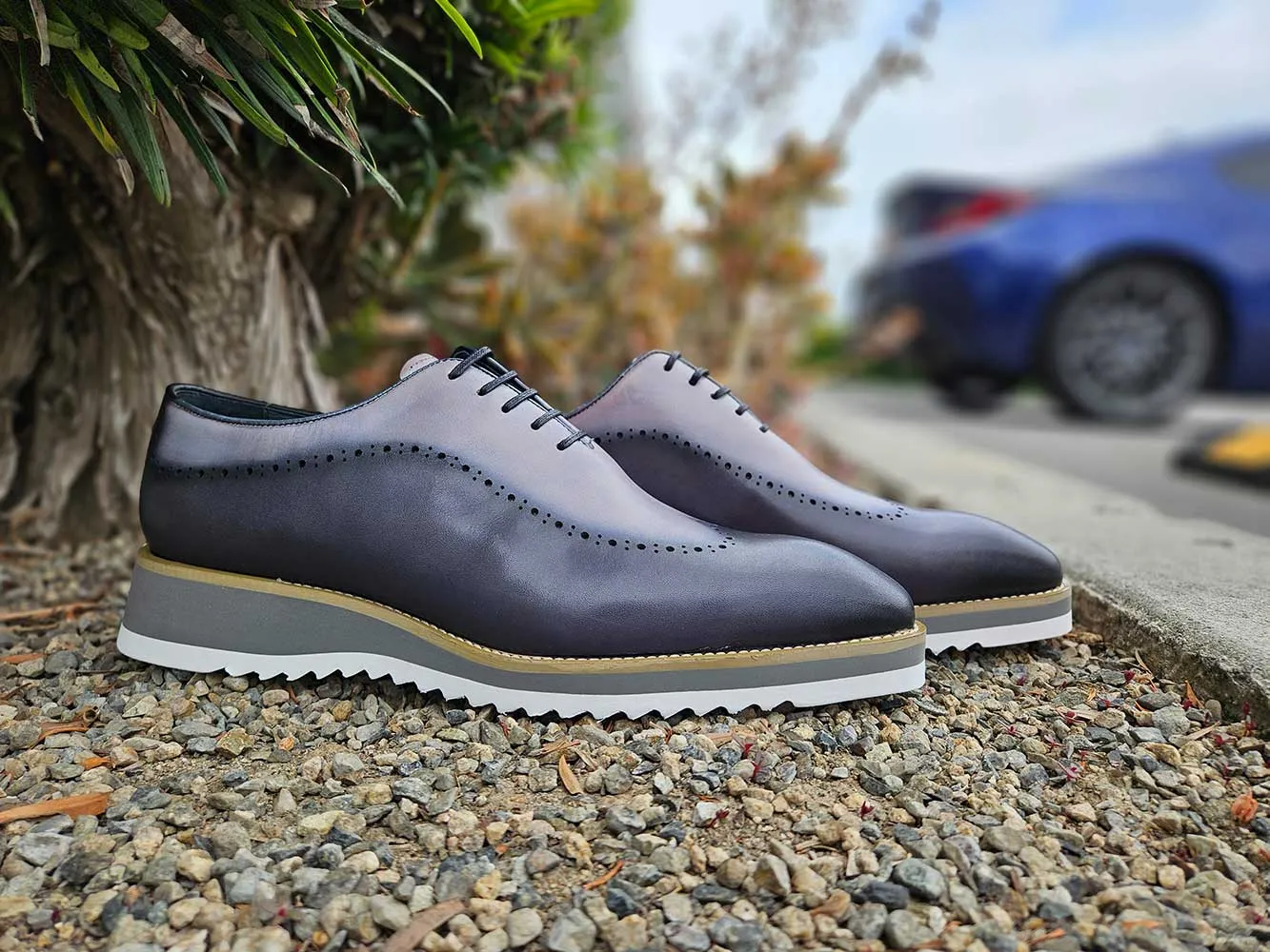 Two Tone Oxford With Lightweight Sole