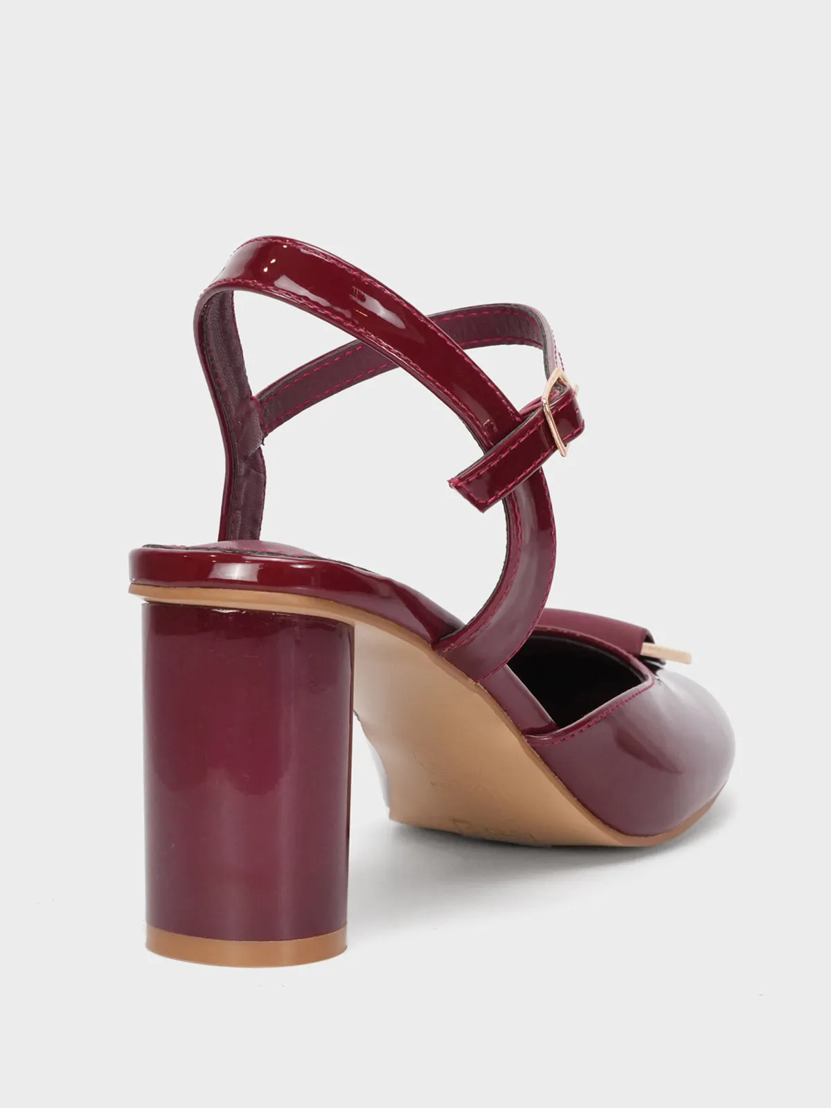 Womens "ASSA" Backstrap Block Heel Sandals